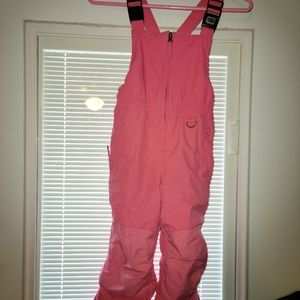 Kids lands end snow bibs sz 4